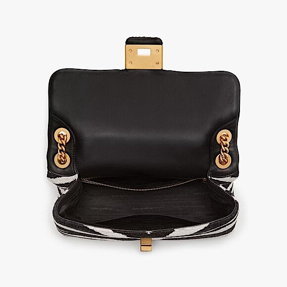 Kate Spade Evelyn Zebra Bouclé Jacquard Medium Convertible Shoulder Bag - Picture 7 of 11